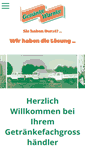 Mobile Screenshot of getraenke-warnke.de